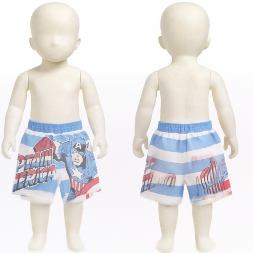 MARVEL Captain America Swim Trunks Shorts 12M - 18M